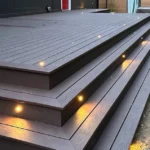 londonderry new hampshire deck with trex lights wrapped around stairs